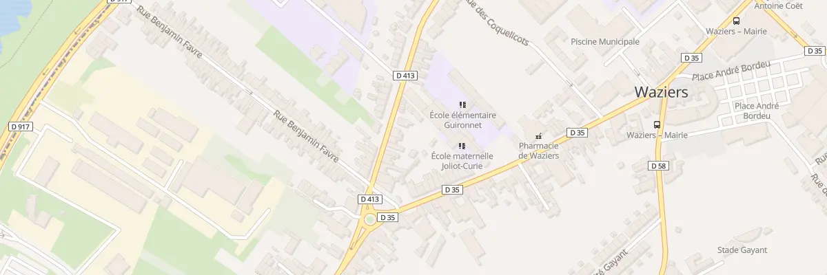 Plan du 103 Rue des Freres Martel à Waziers