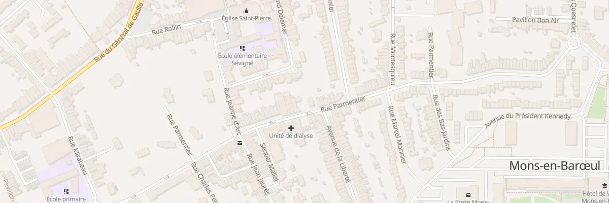 Plan du 47 Rue Parmentier à Mons-en-Barœul