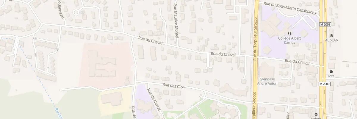 Plan du 59 Rue du Cheval à Clermont-Ferrand