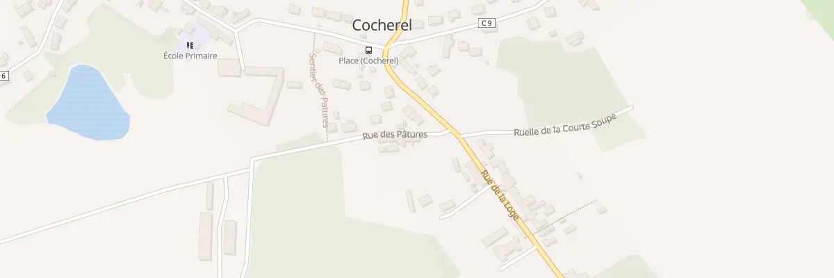 Plan du 1 Rue des Patures à Cocherel