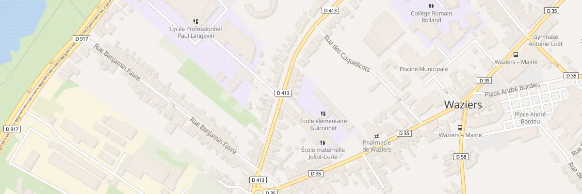 Plan du 95 Rue des Freres Martel à Waziers