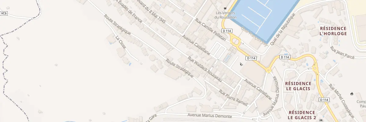 Plan de Res Les Terrasses du Levant à Port-Vendres