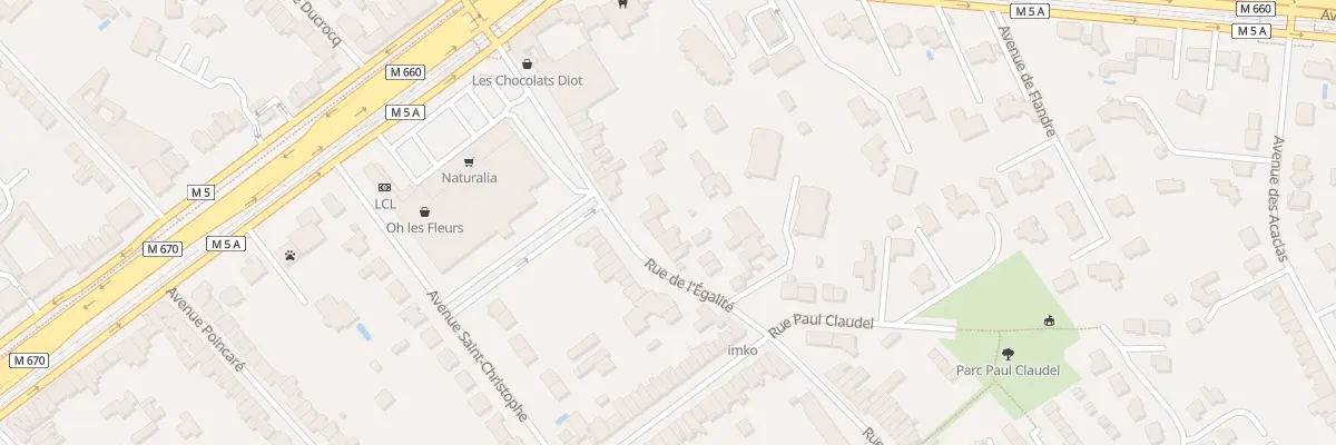Plan du 39 Rue de l’Égalite à Marcq-en-Barœul