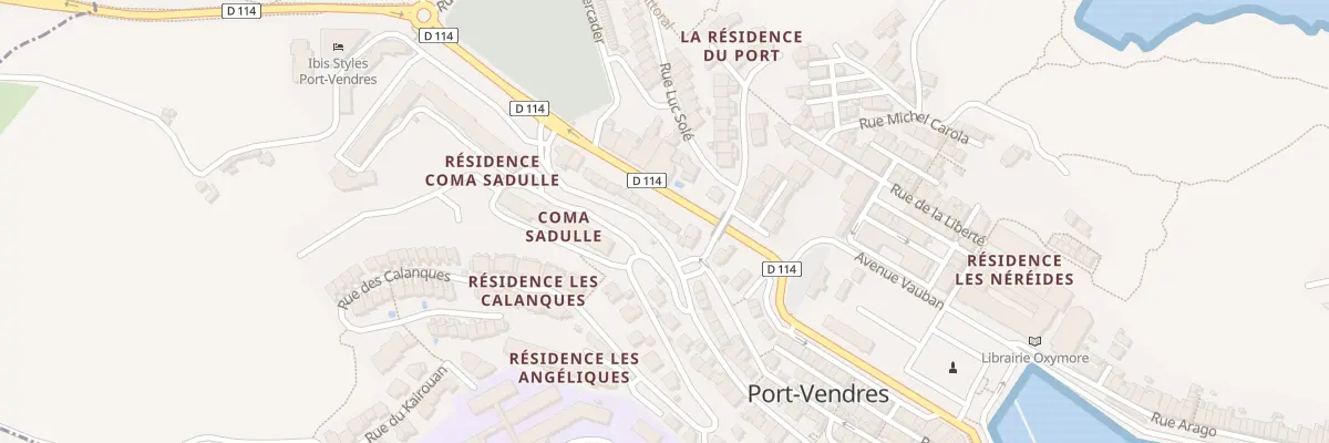 Plan du 21 Bd Bellevue à Port-Vendres
