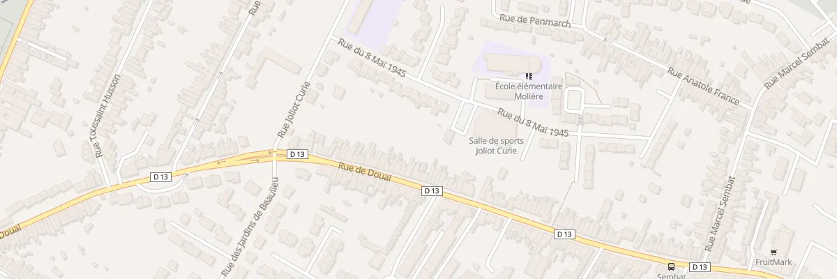 Plan du 580 Rue de Douai à Sin-le-Noble