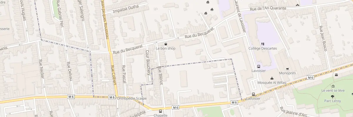 Plan du 67 Rue du Becquerel à Mons-en-Barœul