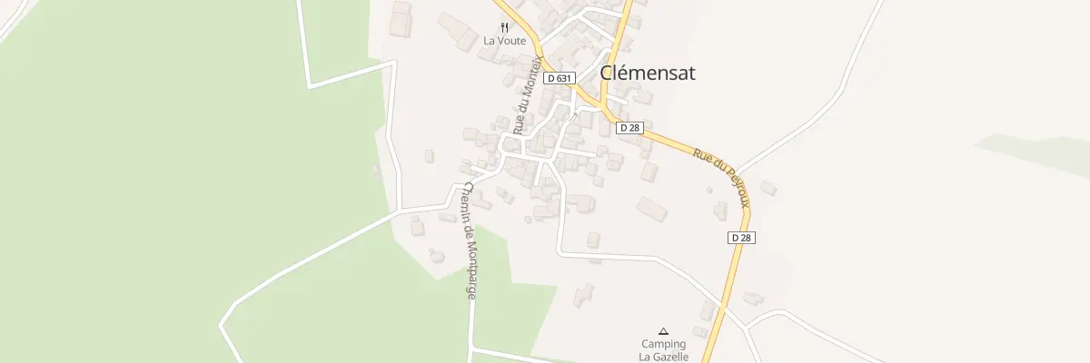Plan du 2 Imp Chaumont à Clémensat