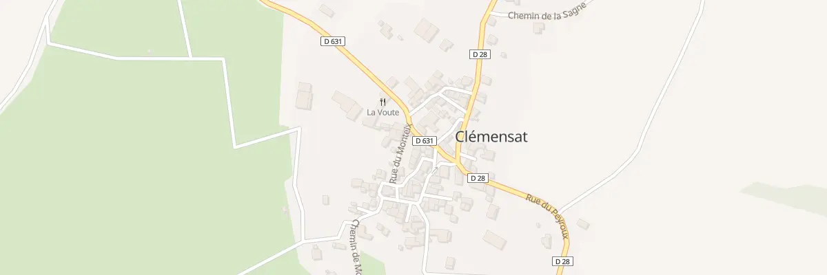 Plan du 4 Rue de la Mastre à Clémensat
