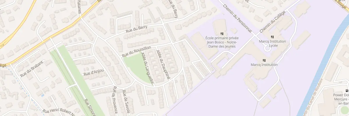 Plan du 21 Rue de Champagne à Marcq-en-Barœul