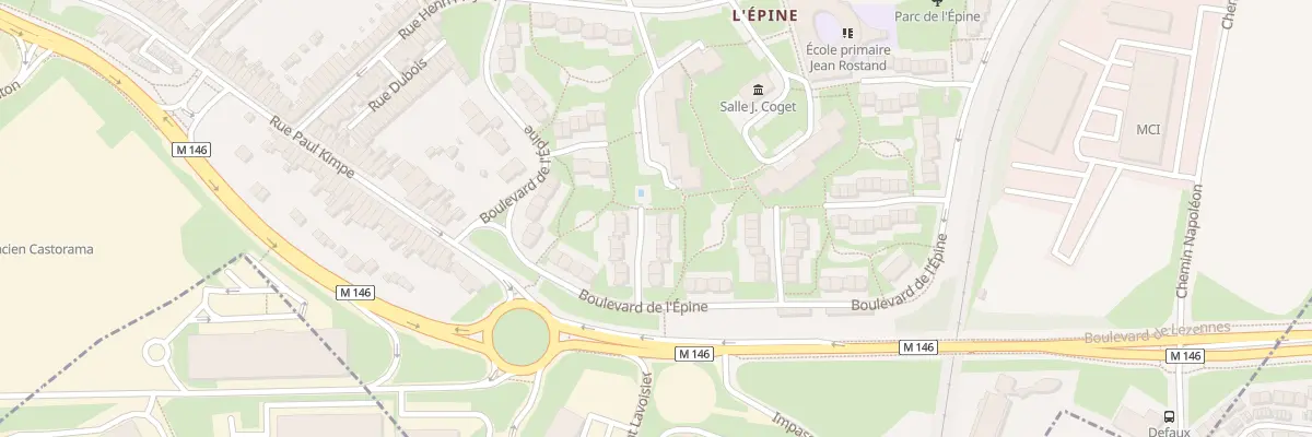 Plan du 12 Imp des Berberis à Lille