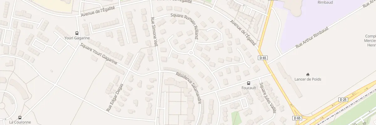 Plan du 821 Sq Romain Rolland à Sin-le-Noble