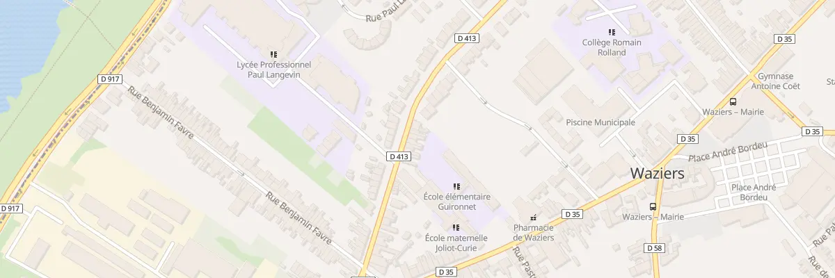Plan du 85 Rue des Freres Martel à Waziers