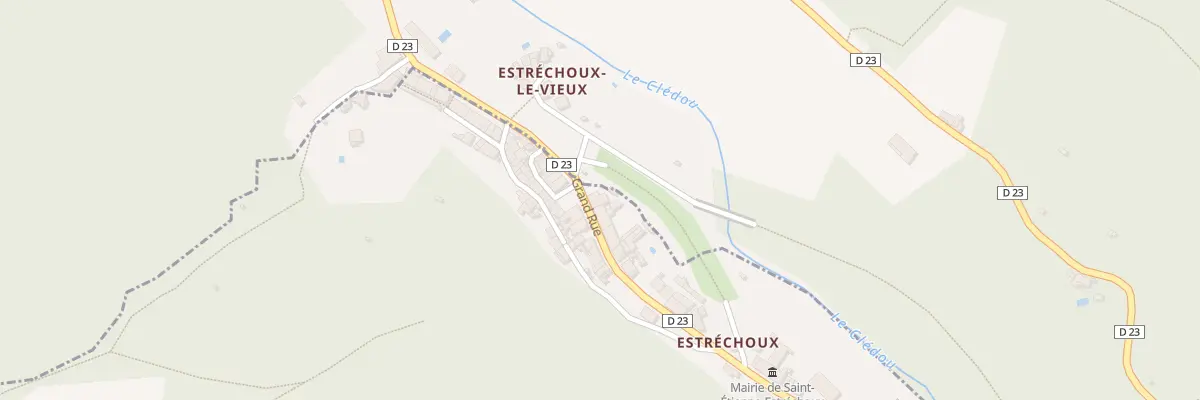 Plan du 24 Gr Grande Rue à Saint-Étienne-Estréchoux