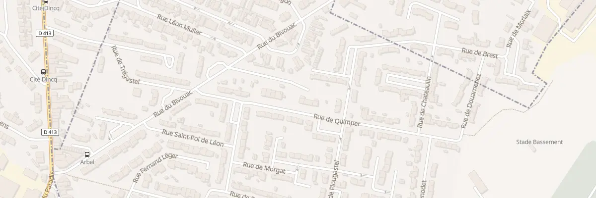 Plan du 32 Rue de Quimper à Sin-le-Noble