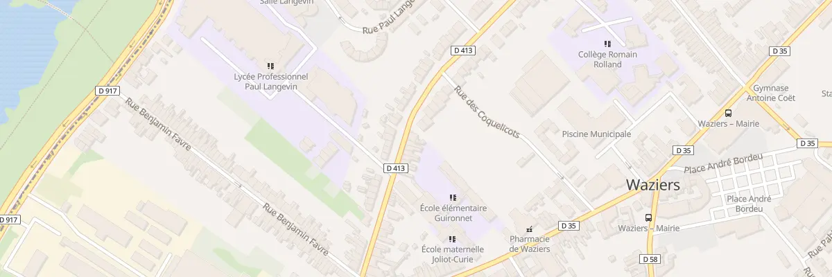 Plan du 81 Rue des Freres Martel à Waziers