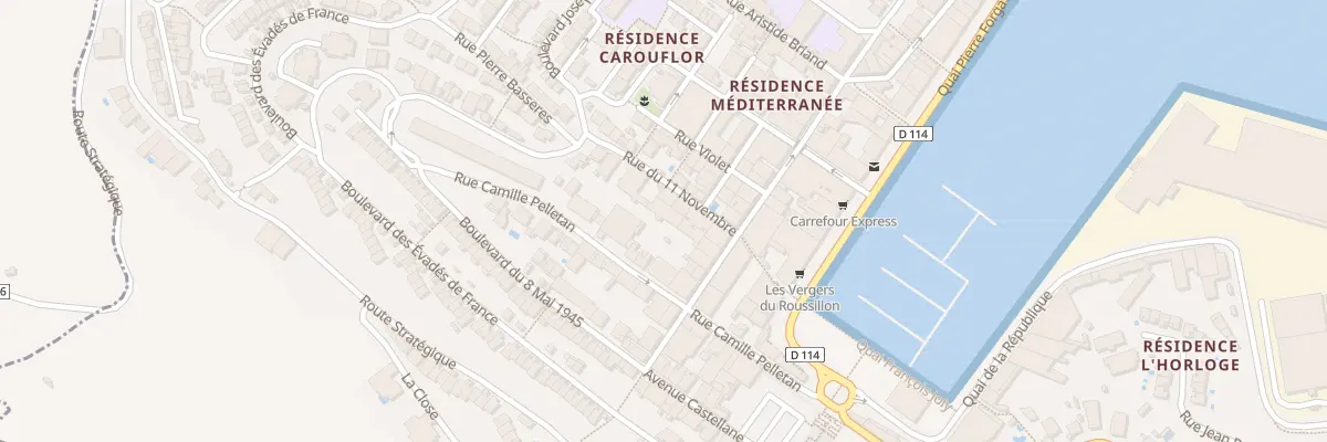 Plan du 7 Rue du Onze Novembre à Port-Vendres