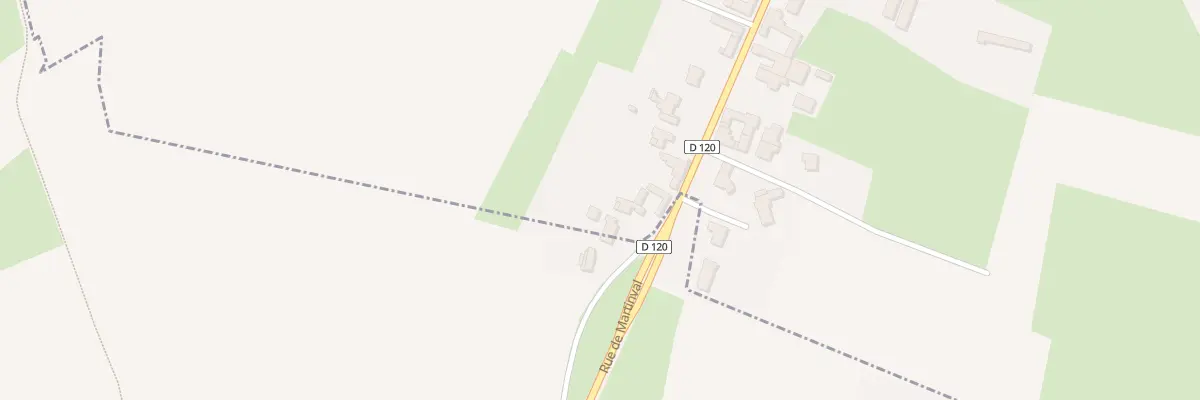 Plan du 840 Rue de la Rosière à Mérignies
