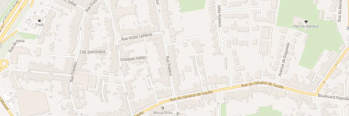 Plan du 38 Rue Pasteur à Mons-en-Barœul