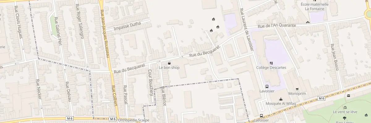 Plan du 61 Rue du Becquerel à Mons-en-Barœul