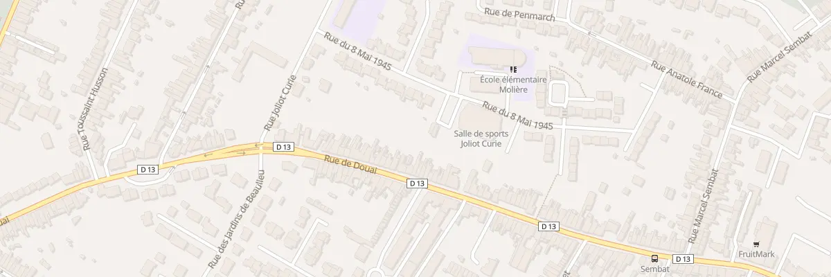 Plan du 558 Rue de Douai à Sin-le-Noble