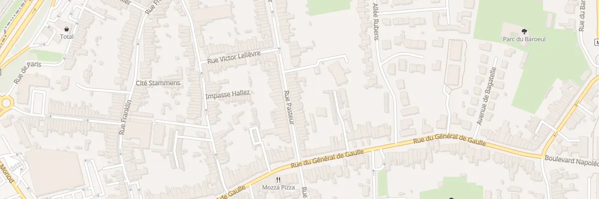 Plan du 34 Rue Pasteur à Mons-en-Barœul