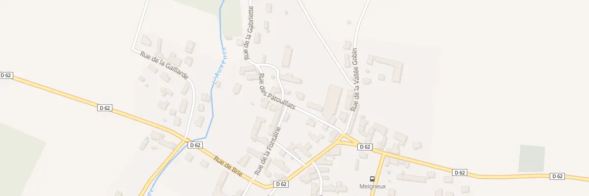 Plan du 6 Rue des Patouillats à Meigneux