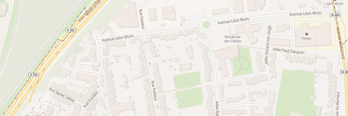 Plan du 112 Rue Pasteur à Mons-en-Barœul