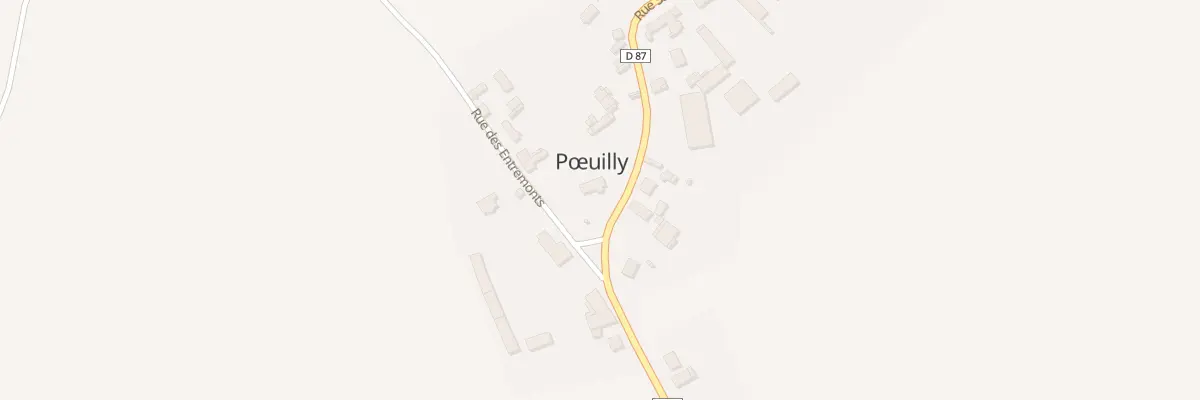 Plan du 11 Rue St Eloi à Pœuilly