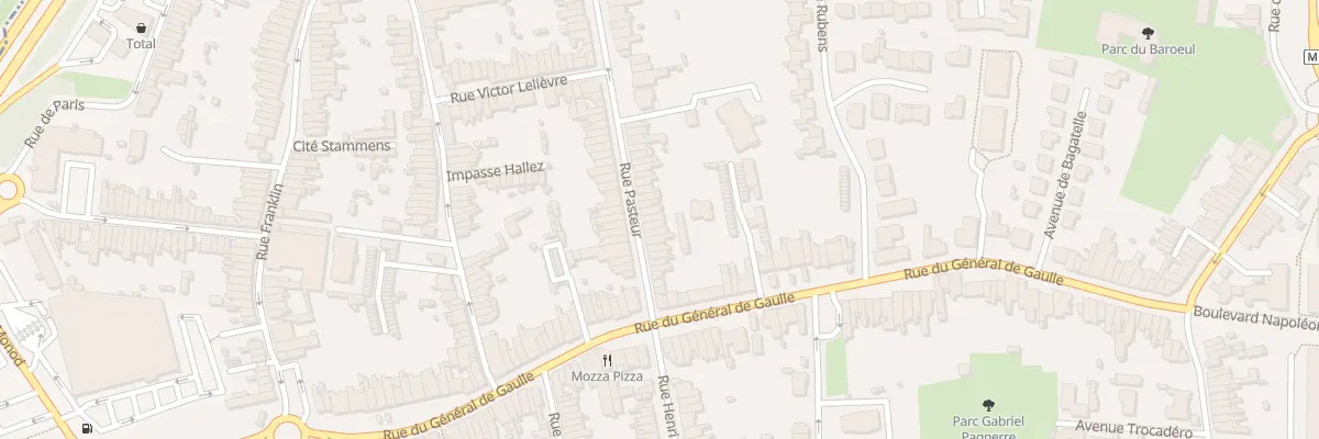 Plan du 24 Rue Pasteur à Mons-en-Barœul