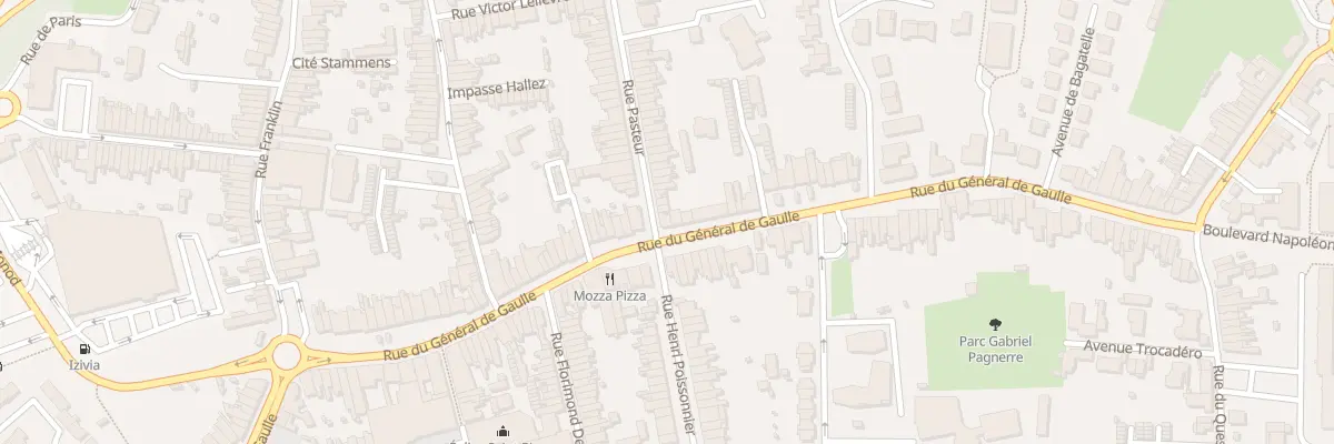 Plan du 2 Rue Pasteur à Mons-en-Barœul