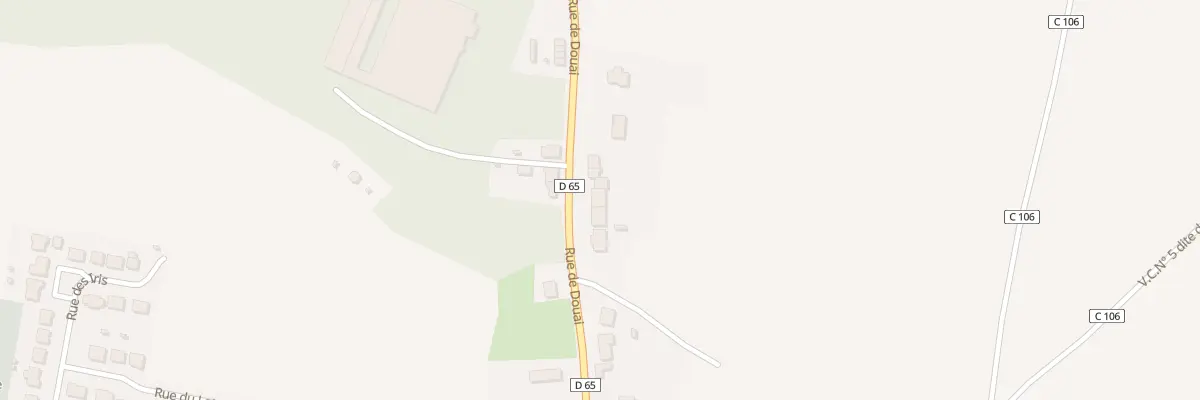 Plan du 62 Rue de Douai à Arleux