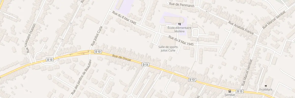 Plan du 552 Rue de Douai à Sin-le-Noble