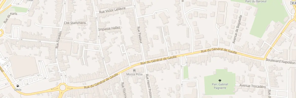 Plan du 12 Rue Pasteur à Mons-en-Barœul
