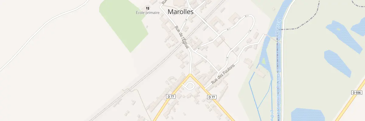 Plan du 3 Rue de l’Eglise à Marolles