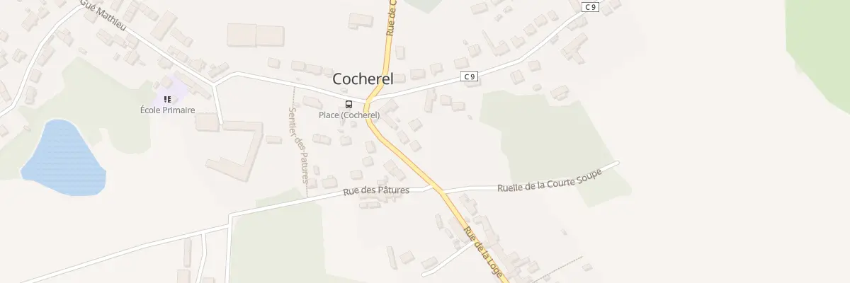 Plan du 7 Rue de la Loge à Cocherel