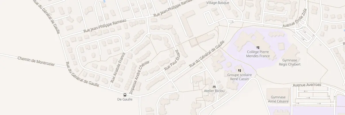 Plan du 36 Rue Paul Eluard à Riom