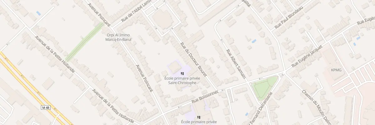 Plan du 26 Rue du Docteur Bouret à Marcq-en-Barœul