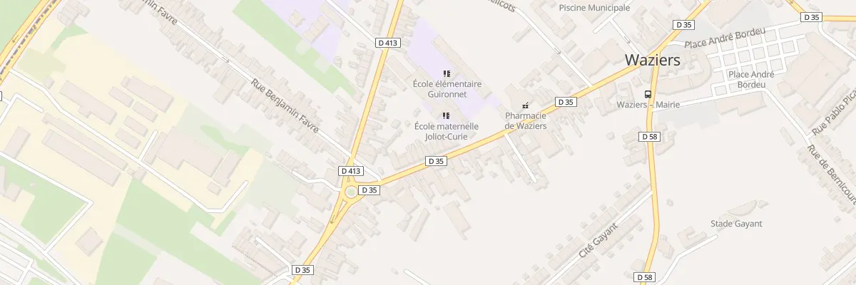 Plan du 98 Rue Pasteur à Waziers