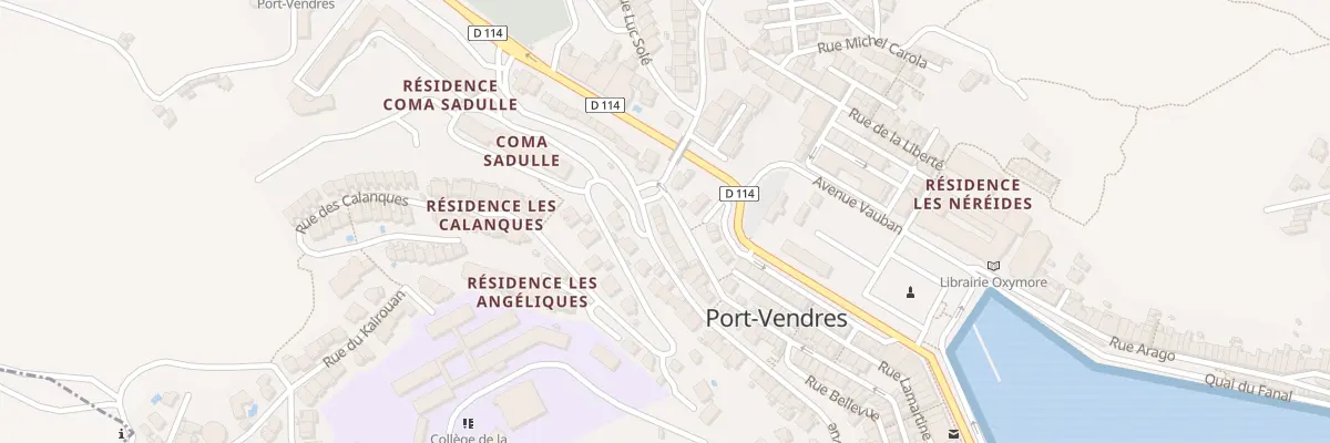 Plan du 27 Bd Bellevue à Port-Vendres