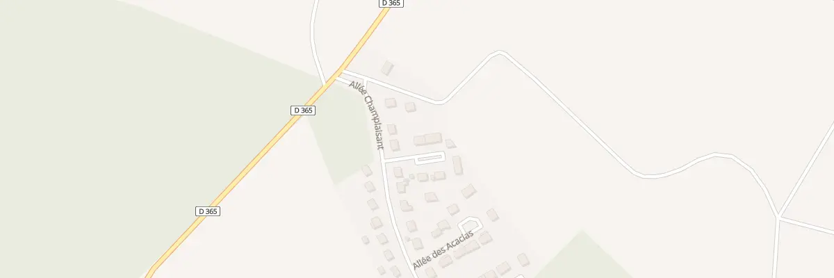 Plan du 1 All de la Source à Saint-Valérien