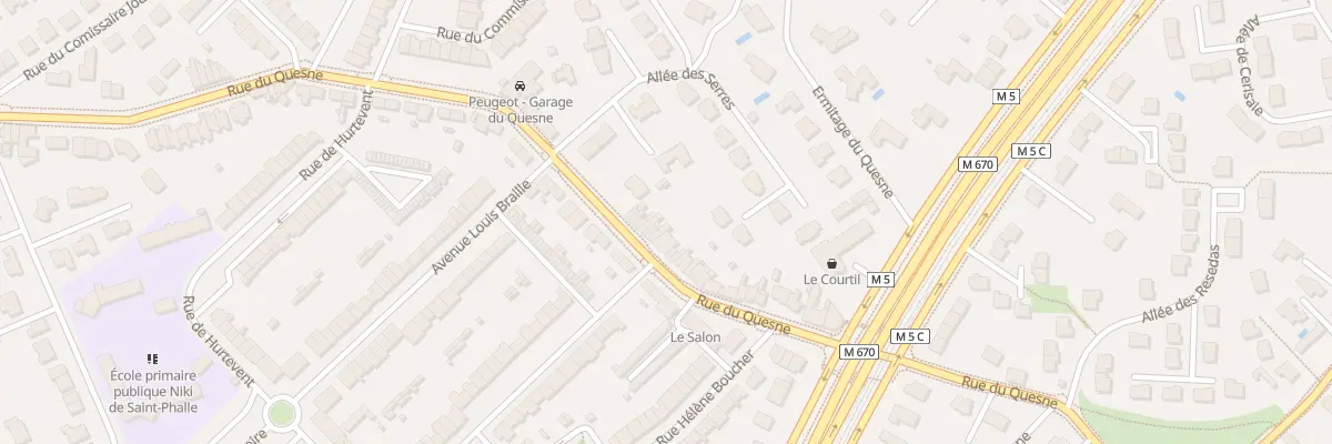 Plan du 127 Rue du Quesne à Marcq-en-Barœul