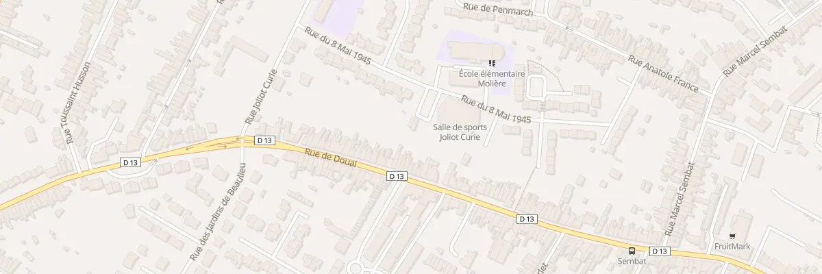 Plan du 544 Rue de Douai à Sin-le-Noble