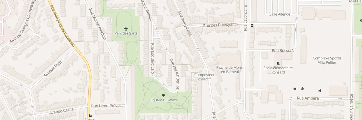 Plan du 97 Rue Hector Berlioz à Mons-en-Barœul