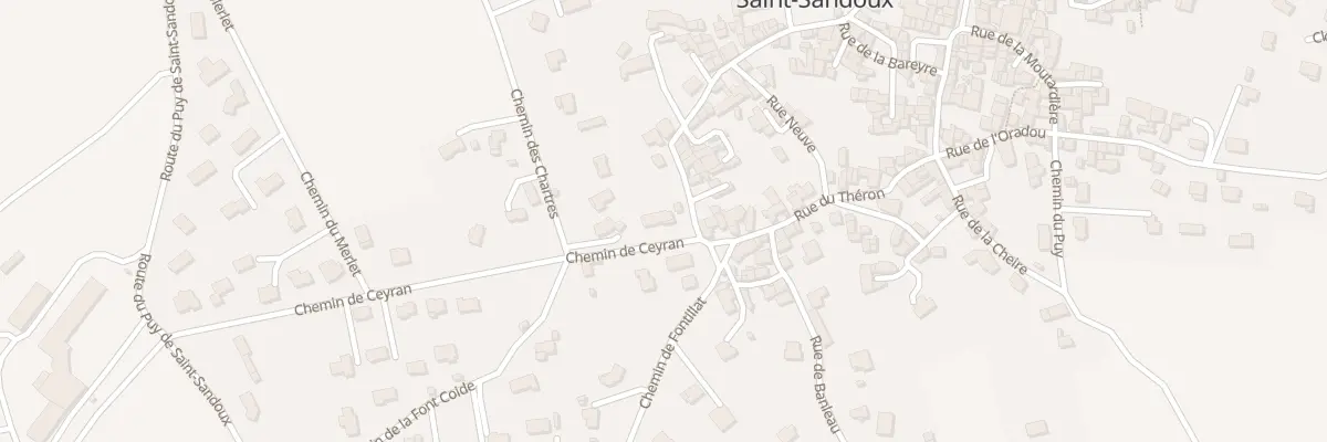 Plan du 36 Rue des Barquets à Saint-Sandoux