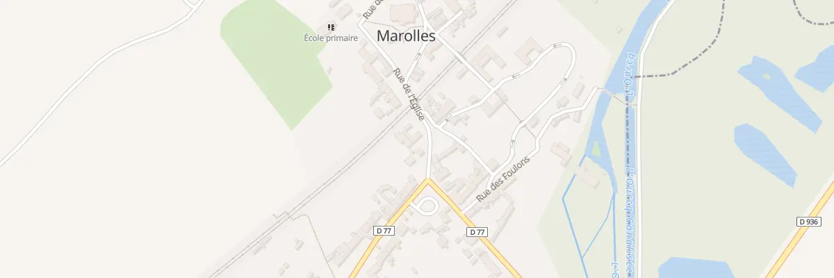 Plan du 3B Rue de l’Eglise à Marolles