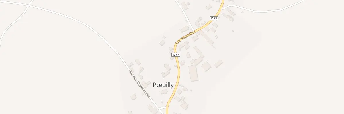 Plan du 19 Rue St Eloi à Pœuilly