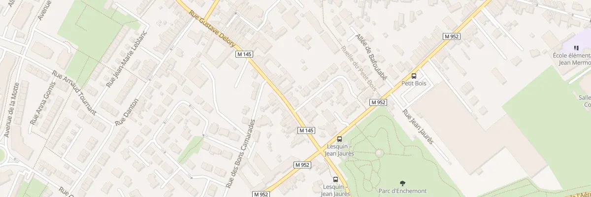Plan du 8 Rue Gustave Delory à Lesquin
