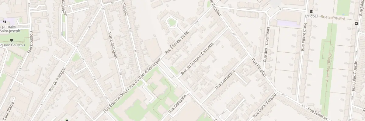 Plan du 11 Rue du Docteur Calmette à Lille