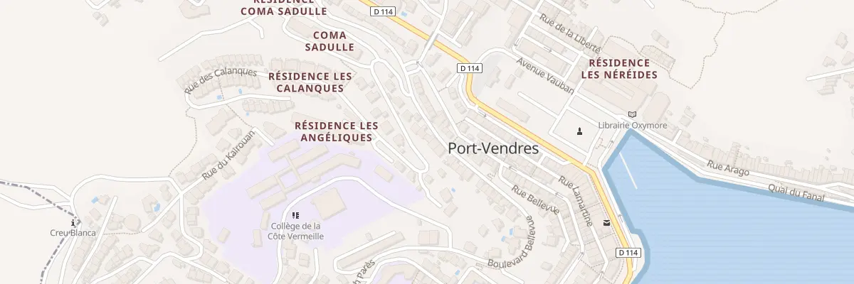 Plan du 30 Bd Bellevue à Port-Vendres