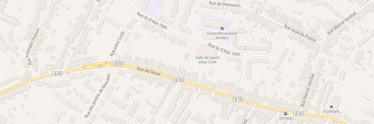 Plan du 540 Rue de Douai à Sin-le-Noble